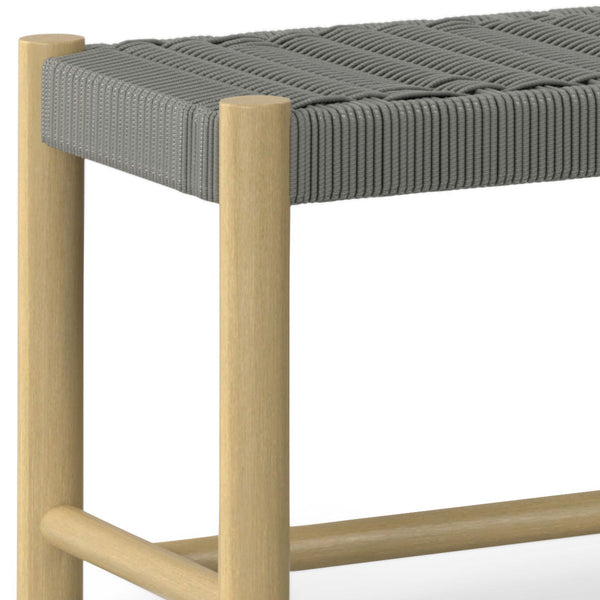 Dahlia - Outdoor Indoor Bench - Gray