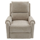 Manual Recliner Massage Chair With Swivel Rocker, 8 Massage Modes, Side Storage Pocket