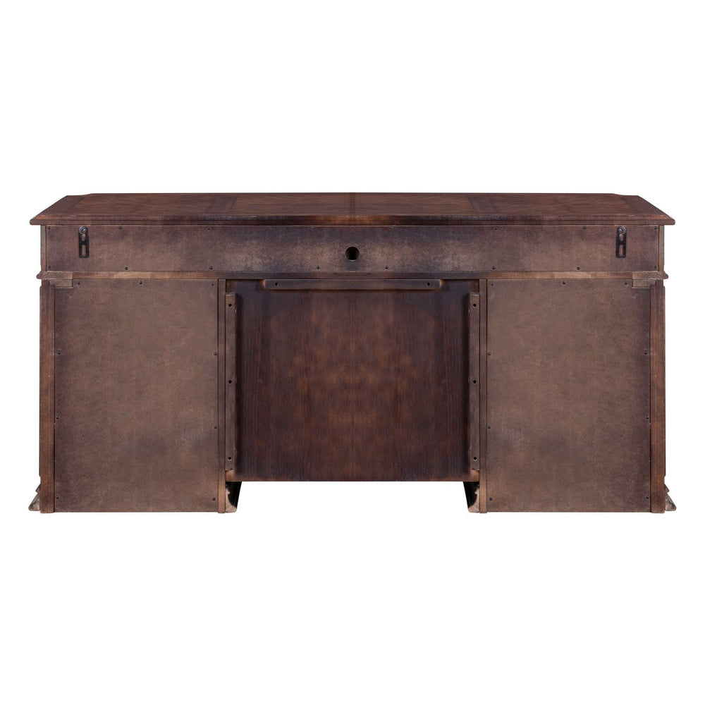 Providence Park - Jr Executive Credenza - Chateau Brown