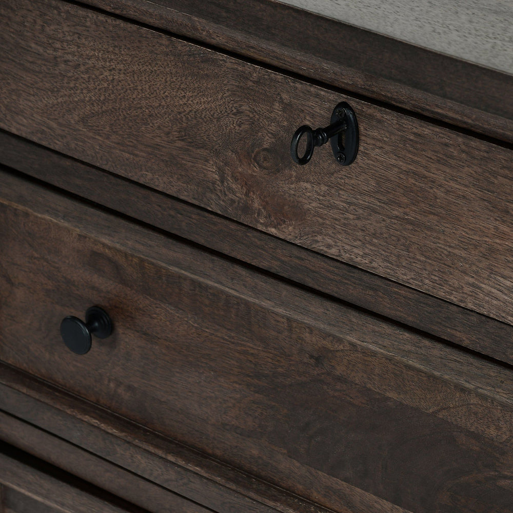 Adelaide - Wood 3 Drawer Nightstand - Cocoa Brown