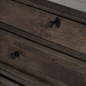 Adelaide - Wood 3 Drawer Nightstand - Cocoa Brown