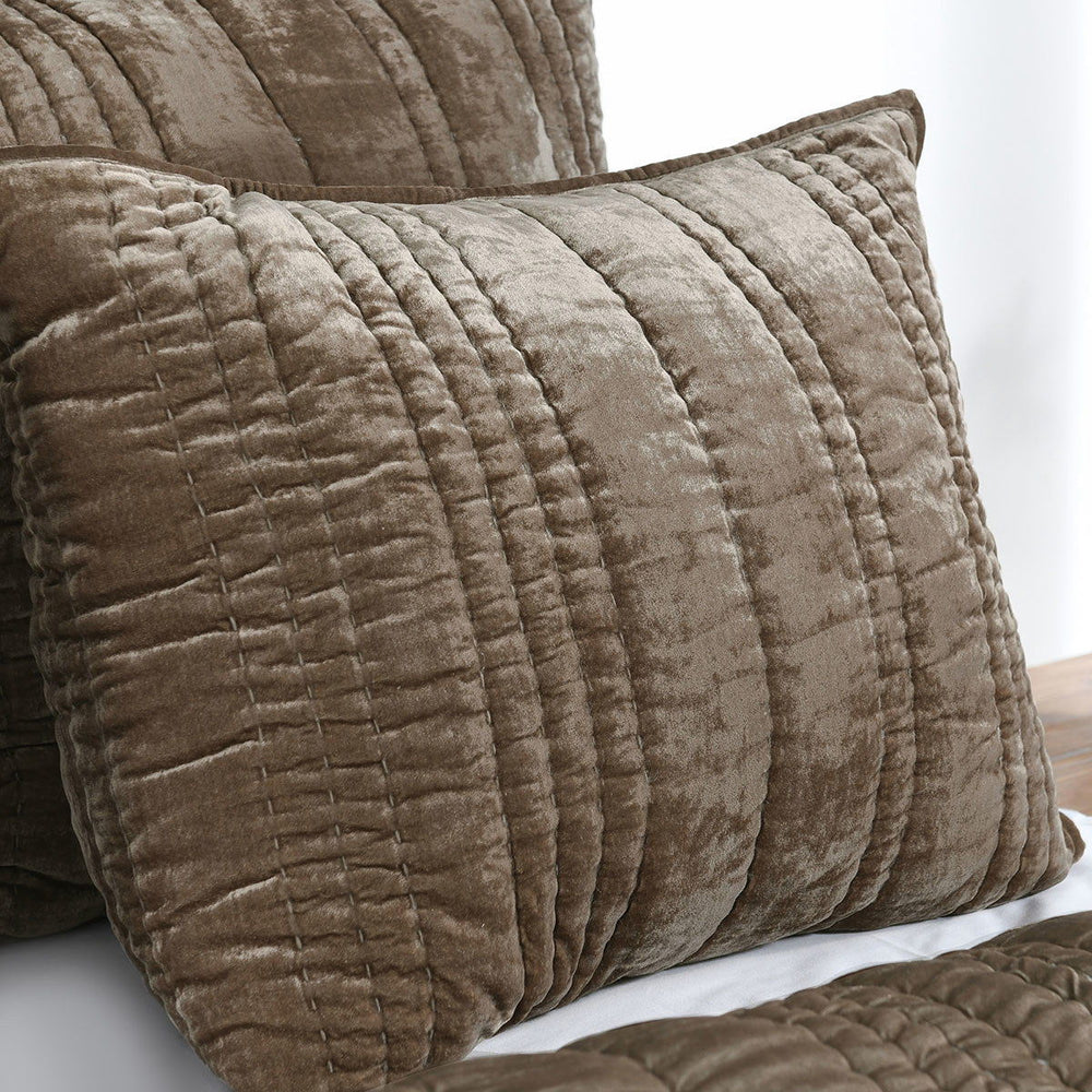 Seville - King Quilt Set - Desert Taupe