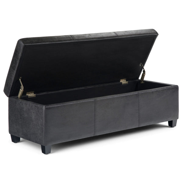 Avalon - Contemporary Storage Ottoman Bench