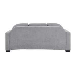 Modern 3 Seater Sofa With Curved Backrest
