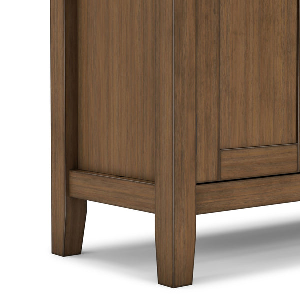 Redmond - TV Media Stand - Rustic Natural Aged Brown
