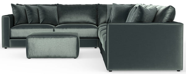 Remington - Modular Sofa And Cocktail Ottoman - Pine