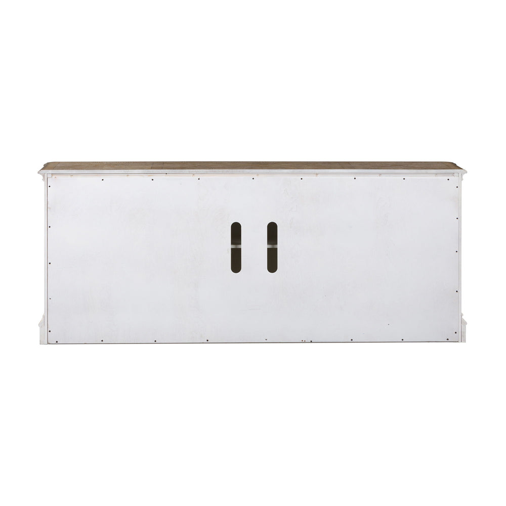 Magnolia Manor - 4 Doors TV Console - Antique White