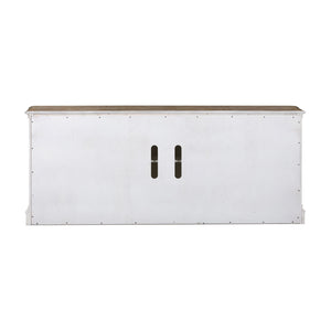 Magnolia Manor - 4 Doors TV Console - Antique White