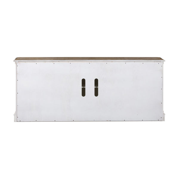 Magnolia Manor - 4 Doors TV Console - Antique White