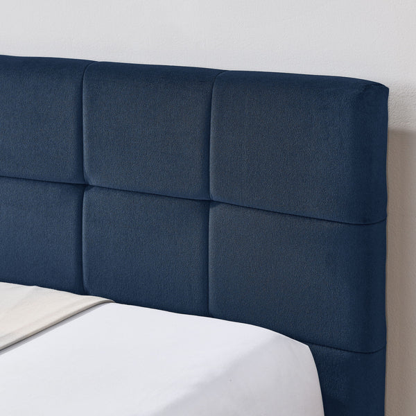 Elegant Design Storage Upholstered Tufted Bed Frame With Backrest And Armrests
