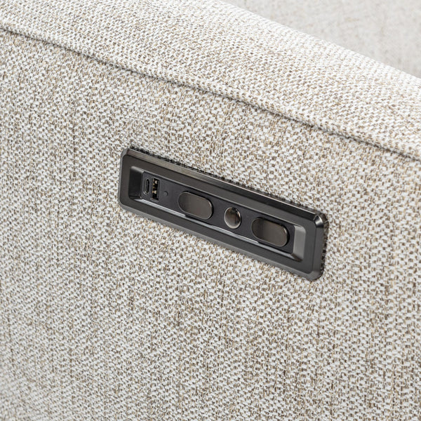 Ostend - Upholstered Power Recliner Sofa - Gray