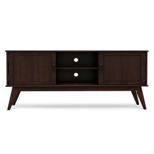 Draper - Handcrafted Mid Century Low TV Media Stand