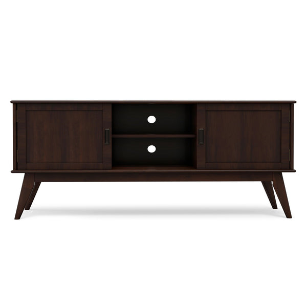 Draper - Handcrafted Mid Century Low TV Media Stand