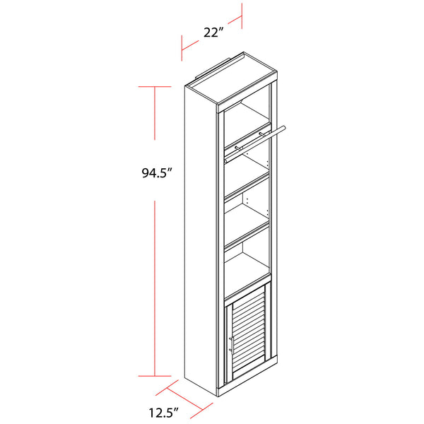 Catalina - Open Top Bookcase