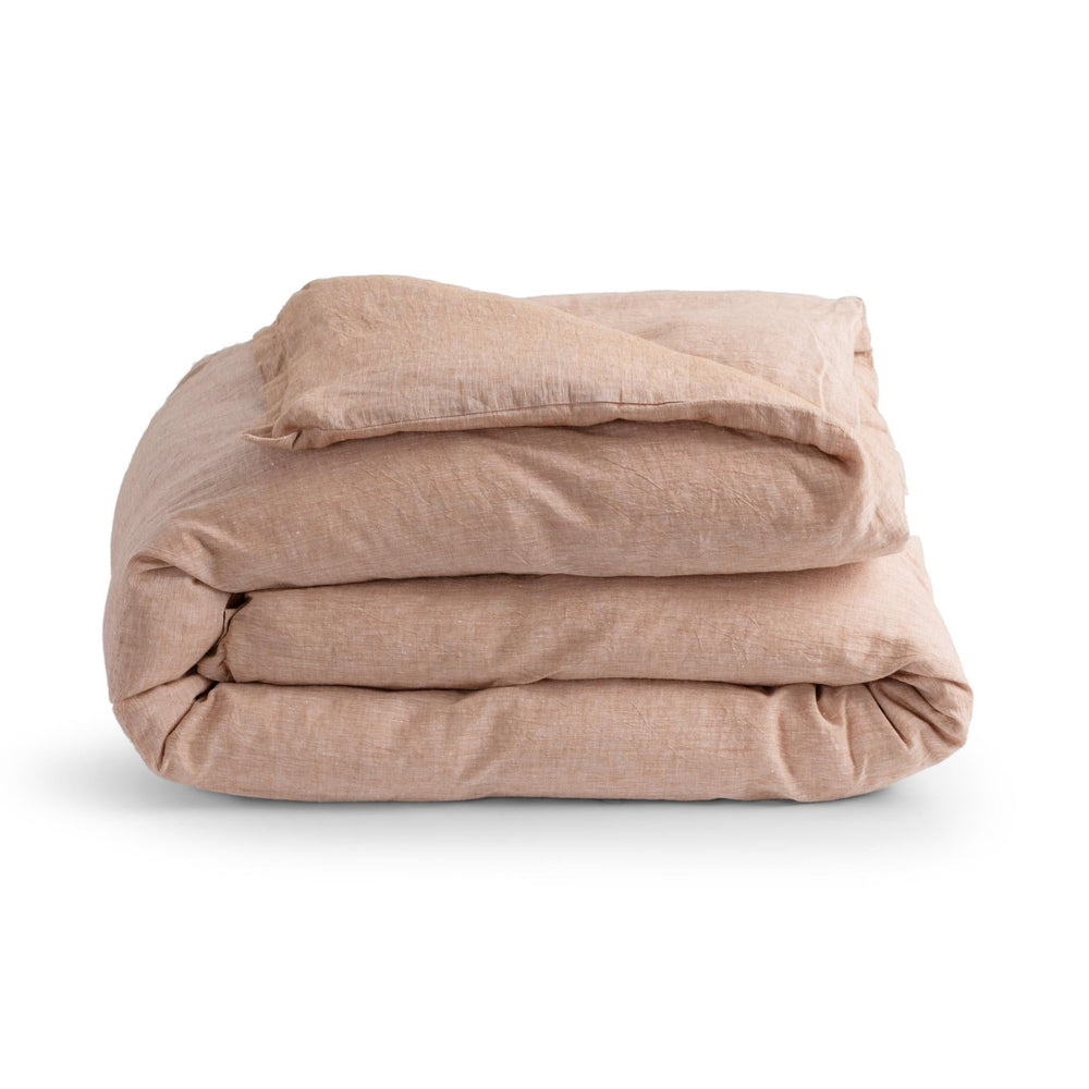 Jayson - Linen Cashmere Duvet King Set - Clay