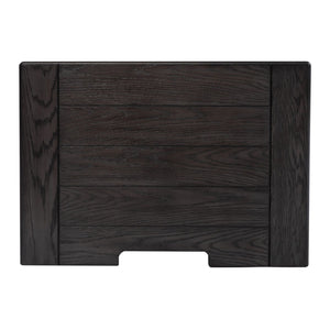 Allyson Park - 2 Drawer Nightstand With Charging Station - Wirebrushed White / Charcoal