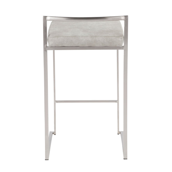 Fuji - Contemporary Elegant Stackable Counter Stool Set
