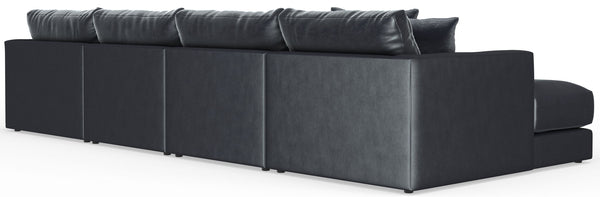Remington - Modular Sofa And Cocktail Ottoman - Slate