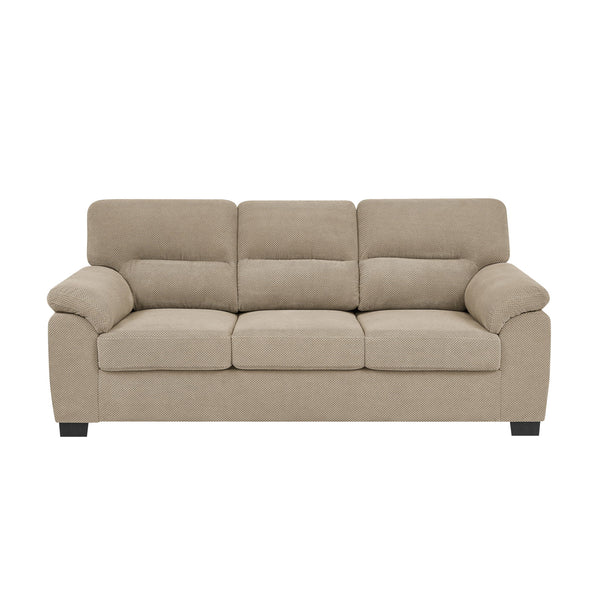 3 Seater Sofa With Padded Armrests And Triangular Leg