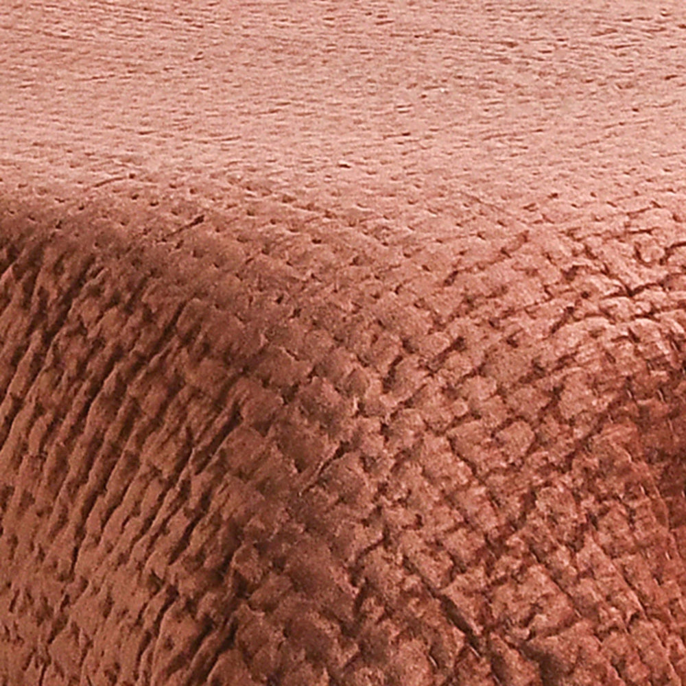 Bari - Velvet Quilt - Terra Cotta