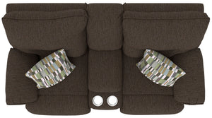Lenny - Power Lay Flat Reclining Console Loveseat