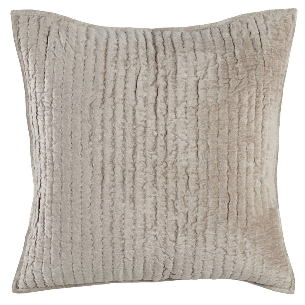 Bari - Velvet Sham - Pebble