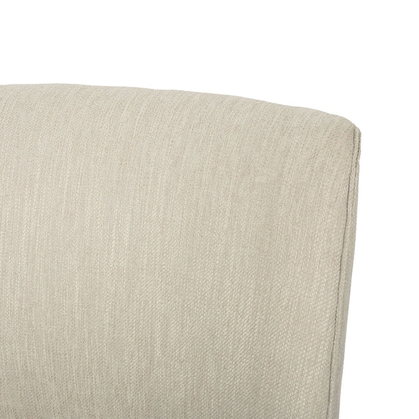 Modern Dining Chair With Durable Fabric Upholstery And Sturdy Wooden Frame (Set of 2)