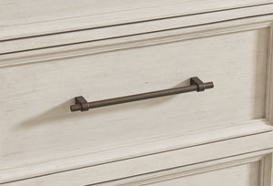 Shaybrock - Dresser And Mirror - Antique White / Brown