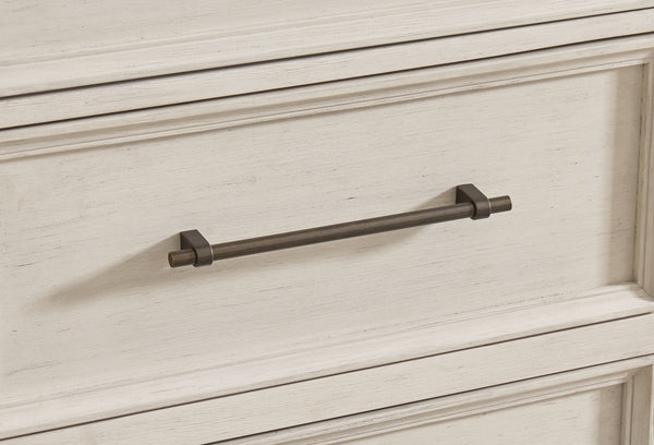 Shaybrock - Dresser And Mirror - Antique White / Brown