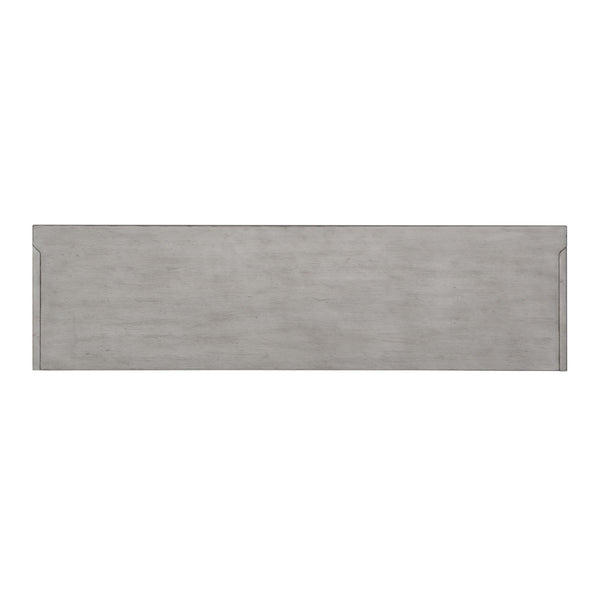 Heartland - Entertainment TV Stand - Antique White / Tobacco Tops