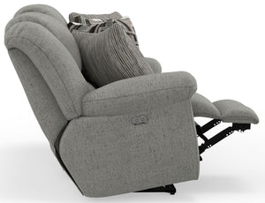 Trifecta - Sofa With 3 Recliners and Drop Down Table