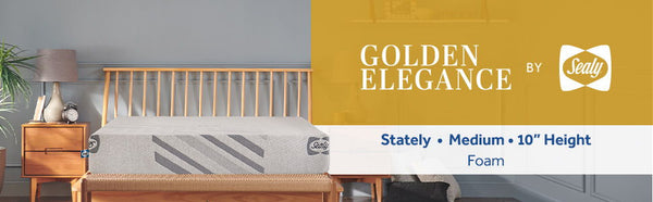 Golden Elegance - Stately Medium Mattress