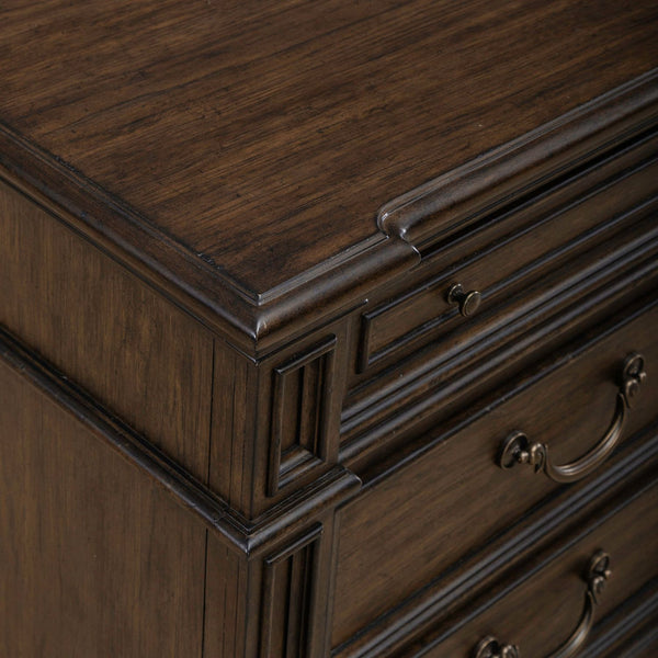 Provence Park - Nightstand With Charging Station - Chateau Brown