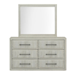 Modern Play - Dresser & Mirror - Natural White