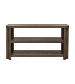 Griffin - Console Table - Graphite Oak