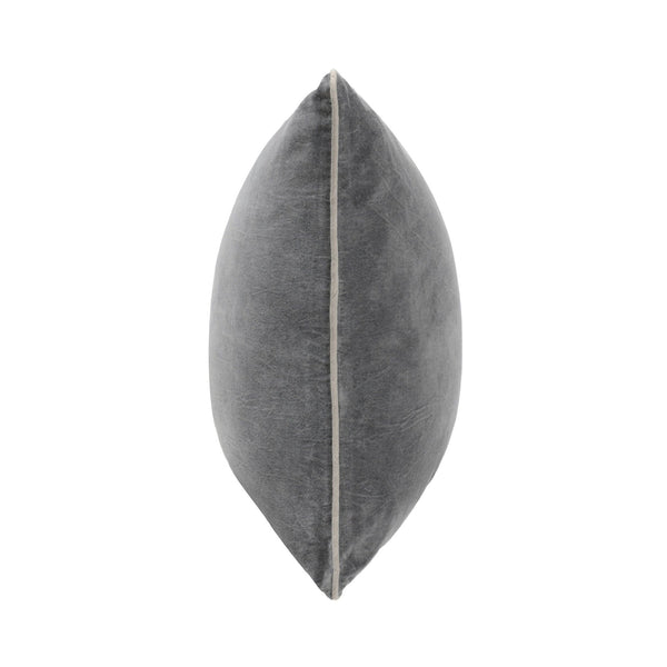 Heirloom Velvet - SLD Pillow - Stone Gray