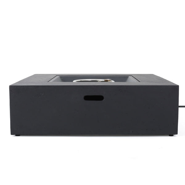Modern 50, 000 Btu Square Fire Table With Propane Tank