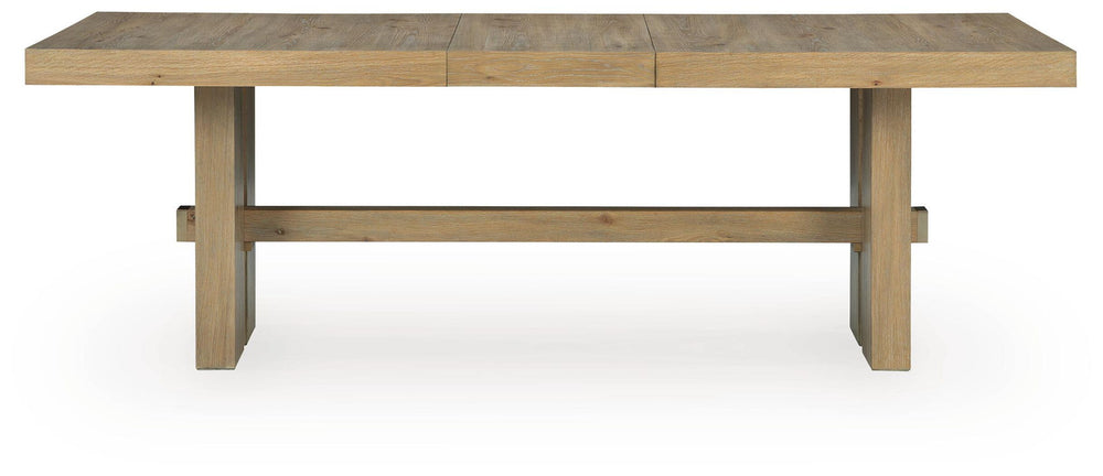 Lasinger - Rectangular Dining Room Extension Table - Light Brown
