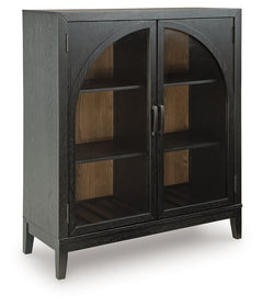 Armenleigh - Bar Cabinet - Black / Brown