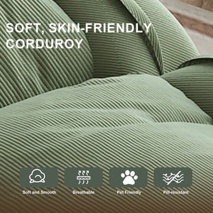 Upholstered Foldable Lazy Sofa Bed For Adults And Pets