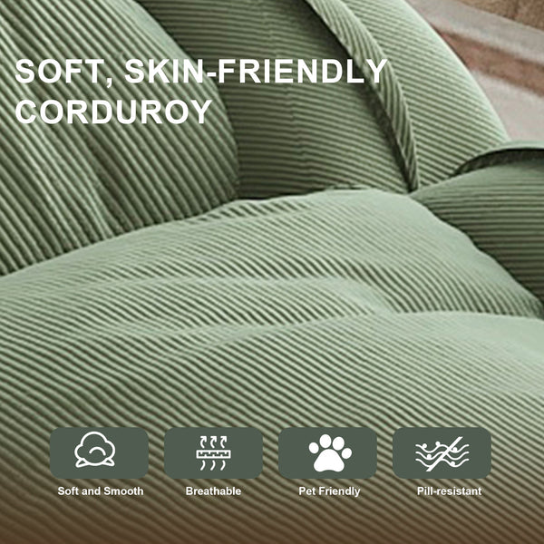 Upholstered Foldable Lazy Sofa Bed For Adults And Pets
