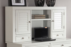 Boca - Credenza With Hutch - Cottage White