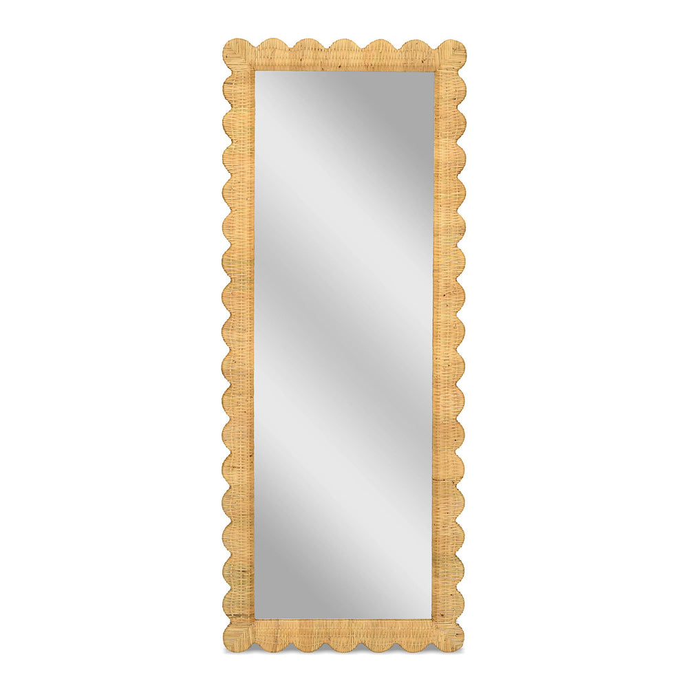 Bama - Rattan Long Wall Mirror - Natural
