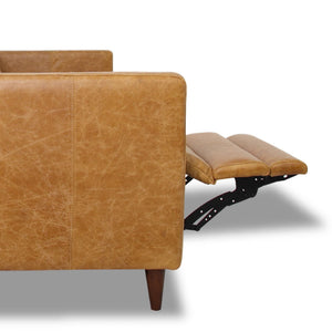 Christopher - Electric Inclining Sofa Left Facing - Tan