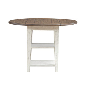 Al Fresco - Drop Leaf Table - Graphite & Whitestone