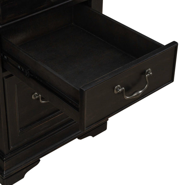 Meritage - Jr Executive Desk - Aged Charcoal