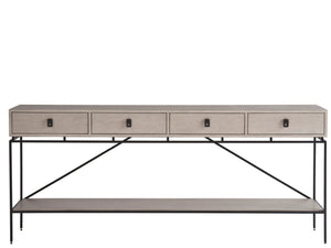 Coalesce - Barber Console - Pearl Silver
