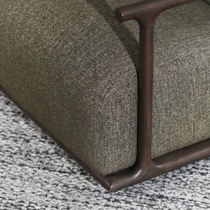 Lucia - Swivel Accent Chair - Kale Green
