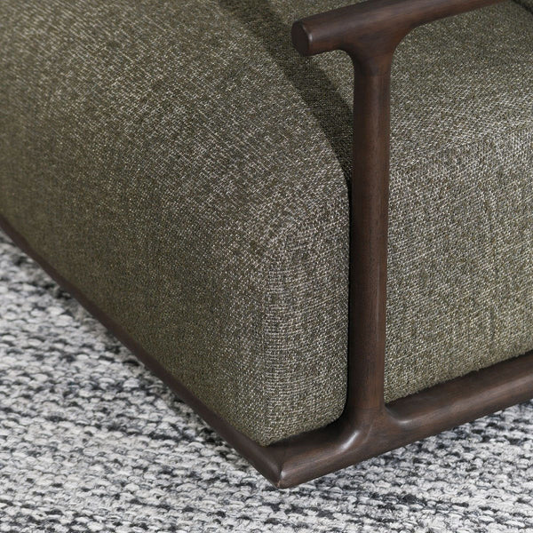 Lucia - Swivel Accent Chair - Kale Green