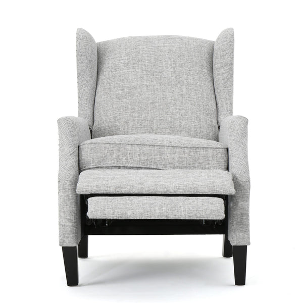 Westeros Wing Back Fabric Upholstered Recliner